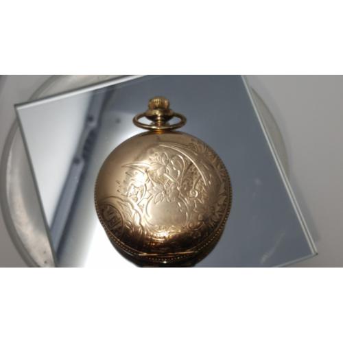 Vintage Illinois 14k gold plated Pocket Watch