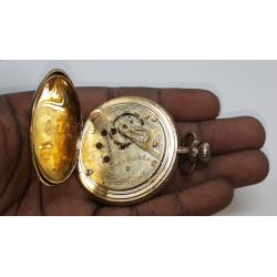 Vintage Illinois 14k gold plated Pocket Watch